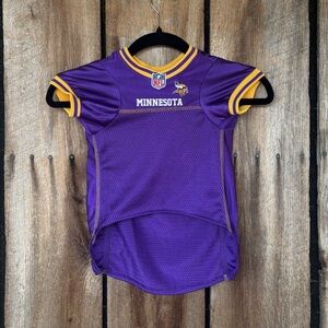 NFL Minnesota Vikings Pet Jersey Size Large Purple Dogs Pets First #00